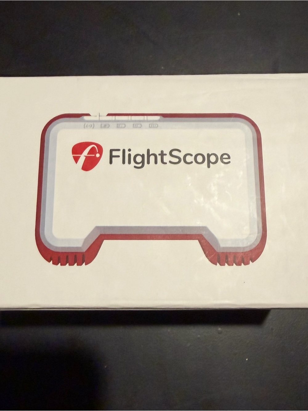 FlightScope Golf Launch Monitor - White with Red Accents